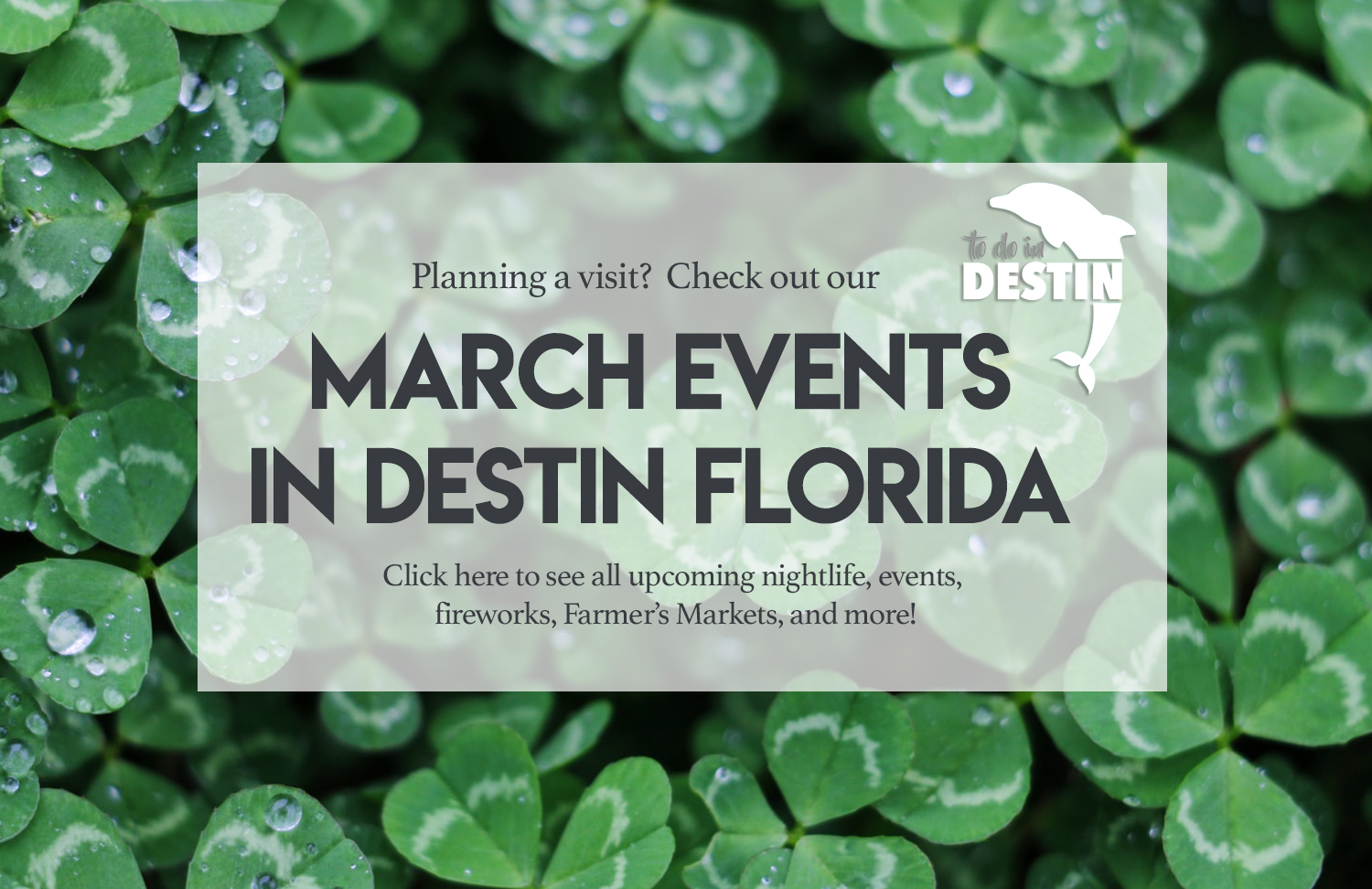 March Events in Destin Florida
