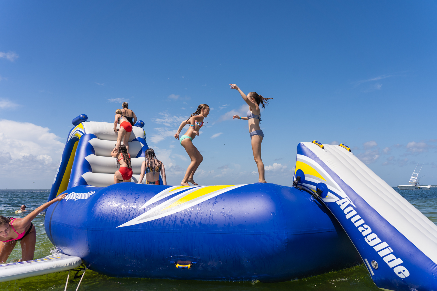 inflatable water islands