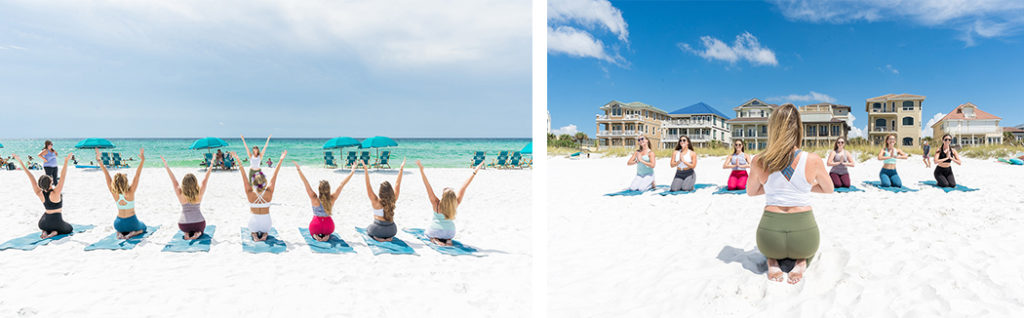 Bachelorette Beach Yoga Destin Florida